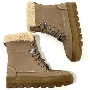NEW Sperry Juneau Faux Shearling Trim Winter Boot